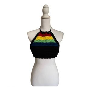 👠Beautiful Crochet Halter Top💄